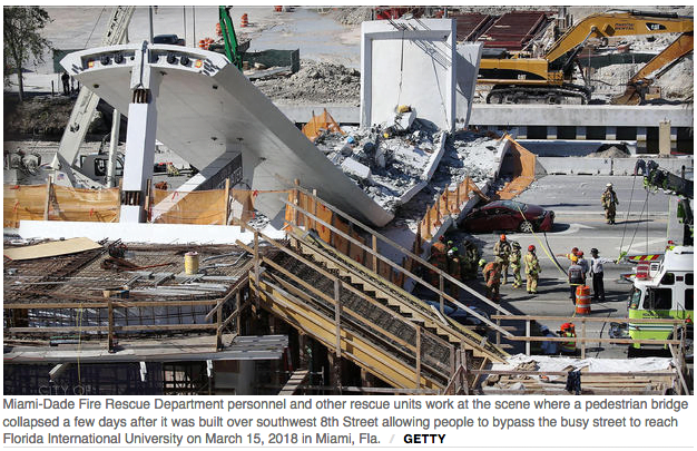 Florida bridge collapse: Design change put project behind schedule, millions over budget