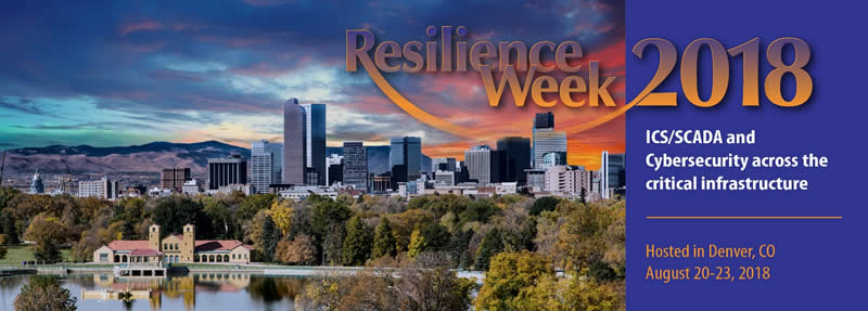 Resilience Week 2018: Transforming the Resilience of Cognitive, Cyber-Physical Systems