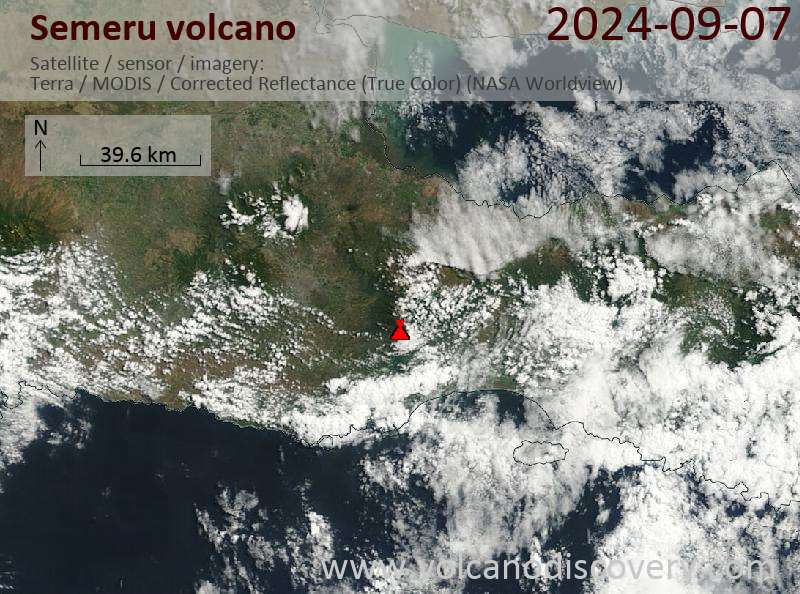 Semeru Volcano Volcanic Ash Advisory: ERUPTION LAST REPORTED AT 08/0044Z EST VA DTG: 08/0200Z