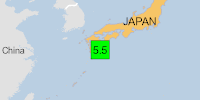 Green earthquake alert (Magnitude 5.5M, Depth:15.711km) in Japan 16/09/2024 14:13 UTC, 1.2 million in 100km.