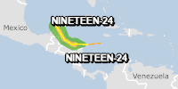 Green alert for tropical cyclone NINETEEN-24. Population affected by Category 1 (120 km/h) wind speeds or higher is 0  (0 in Tropical Storm).