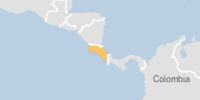 Green flood alert in Costa Rica