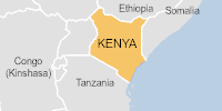 Green flood alert in Kenya