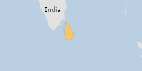 Green flood alert in Sri Lanka