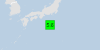 Green earthquake alert (Magnitude 5.6M, Depth:377.52km) in Japan 07/01/2025 08:31 UTC, No people affected in 100km.