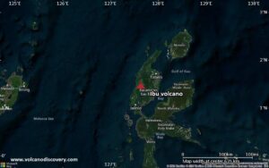 Ibu Volcano Volcanic Ash Advisory: VA TO FL070 REPORTED FM GND AT 22/0439Z MOV NW to 7000 ft (2100 m)