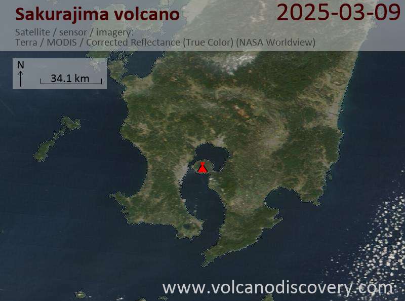 Sakurajima Volcano Volcanic Ash Advisory: EXPLODED AT 20250309/0602Z FL070 EXTD S OBS VA DTG: 09/0600Z