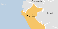 Green flood alert in Peru