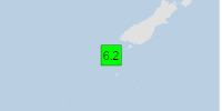 Green earthquake alert (Magnitude 6.2M, Depth:10km) in New Zealand 29/04/2025 13:16 UTC, No people affected in 100km.