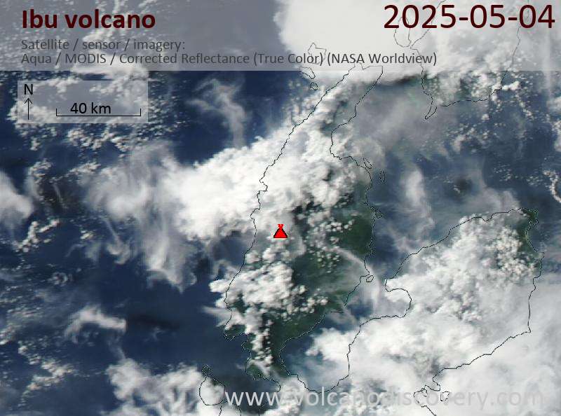 Ibu Volcano Volcanic Ash Advisory: VA TO FL070 OBS FROM GROUND AT 04/1026Z MOV NW to 7000 ft (2100 m)