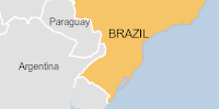 Green flood alert in Brazil