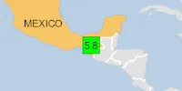 Green earthquake alert (Magnitude 5.8M, Depth:260.278km) in Mexico 05/05/2025 08:28 UTC, 3.7 million in 100km.