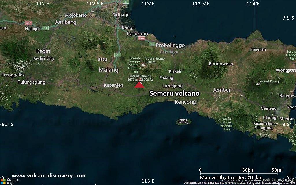 Semeru Volcano Volcanic Ash Advisory: VA LAST REPORTED AT 01/1830Z EST VA DTG: 01/2230Z