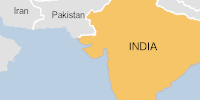 Green flood alert in India