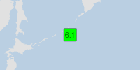 Green earthquake alert (Magnitude 6.1M, Depth:10km) in Russia 13/06/2025 18:35 UTC, No people affected in 100km.