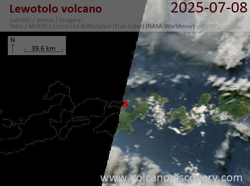 Lewotolo Volcano Volcanic Ash Advisory: VA TO FL080 LAST REPORTED AT 08/0544Z MOV W to 8000 ft (2400 m)