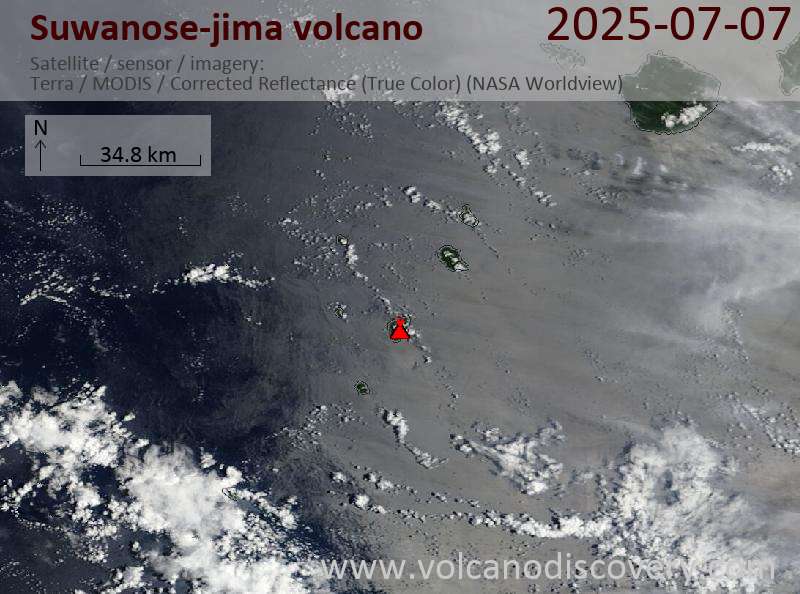 Suwanose-jima Volcano Volcanic Ash Advisory: VA IS NOT IDENTIFIABLE IN SATELLITE IMAGERY.