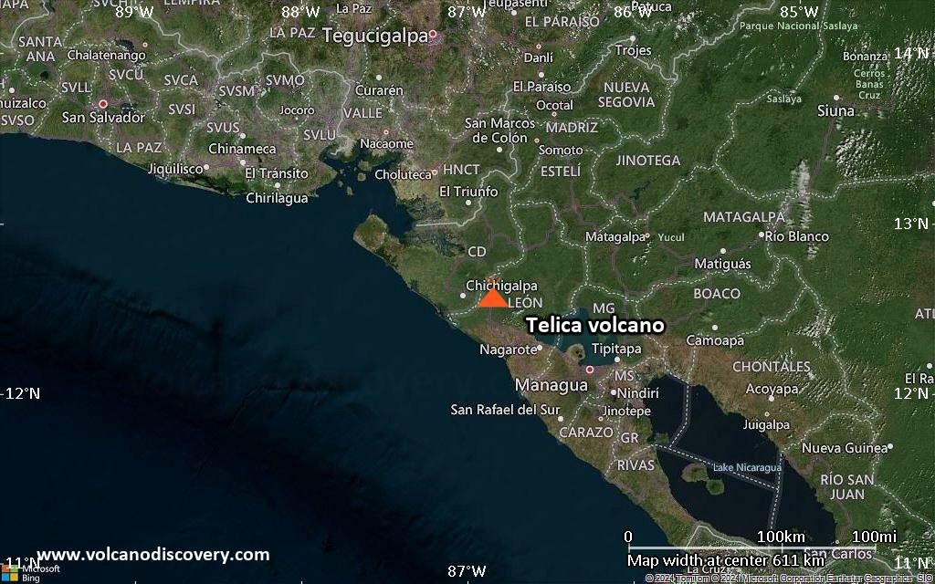 Telica Volcano Volcanic Ash Advisory: LGT VA EMS OBS