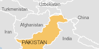 Orange flood alert in Pakistan