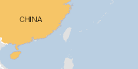 Green flood alert in China