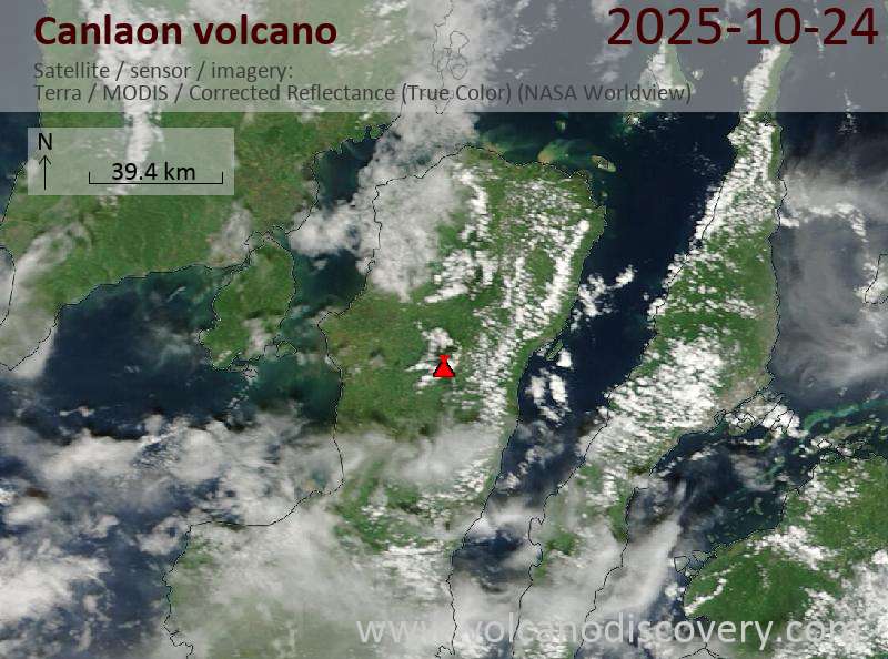 Canlaon Volcano Volcanic Ash Advisory: ERUPTION AT 20251024/2304Z FL090 EXTD NW REPORTED OBS VA DTG: 24/2310Z