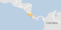 Green flood alert in Costa Rica