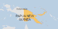 Green flood alert in Papua New Guinea