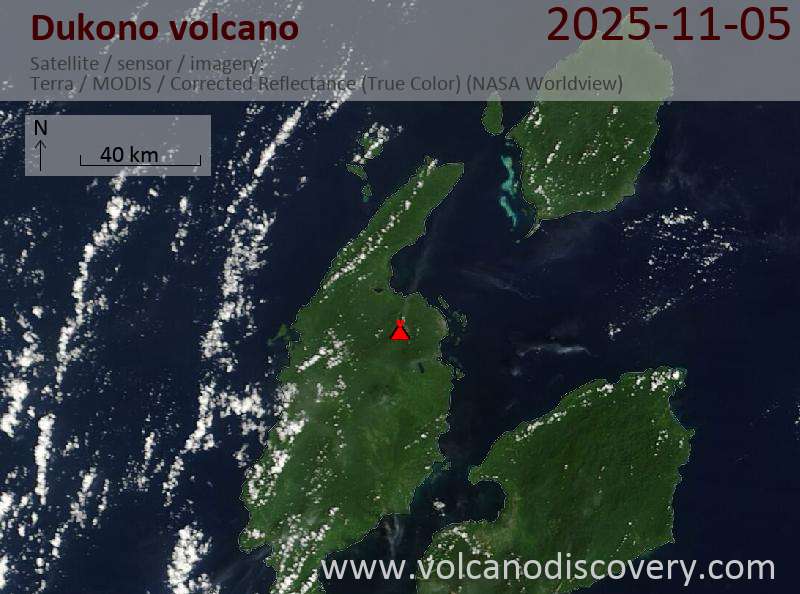 Dukono Volcano Volcanic Ash Advisory: VA TO FL070 OBS AT 05/2210Z MOV W OBS VA DTG: 05/2210Z to 7000 ft (2100 m)