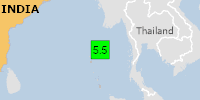 Green earthquake alert (Magnitude 5.5M, Depth:133.186km) in India 09/11/2025 06:38 UTC, 9 thousand in MMI IV.