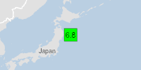 Green earthquake alert (Magnitude 6.8M, Depth:10km) in Off East Coast Of Honshu, Japan 09/11/2025 08:03 UTC, No people affected in 100km.