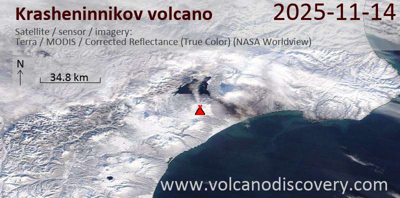Krasheninnikov Volcano Volcanic Ash Advisory: VA IS NOT IDENTIFIABLE IN SATELLITE IMAGERY.