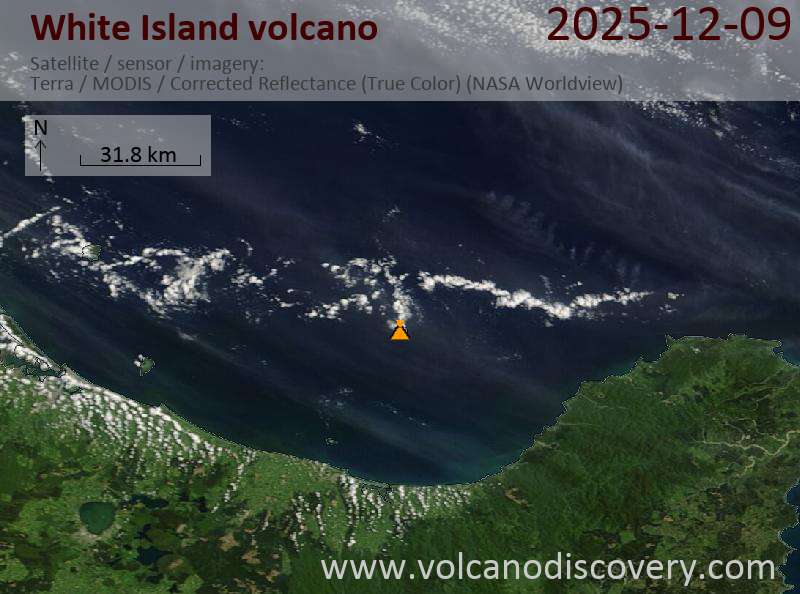 White Island Volcano Volcanic Ash Advisory: LOW LEVEL VA REPORTED AT 10/0155Z AND 10/0002Z