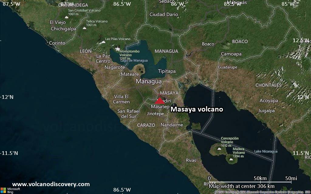 Masaya Volcano Volcanic Ash Advisory: LGT VA EMS OBS  to 4000 ft (1200 m)
