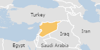 Green flood alert in Syria