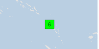 Green earthquake (Magnitude 6M, Depth:10km) in Vanuatu Islands 28/10/2026 02:21 UTC, No people affected in 100km.
